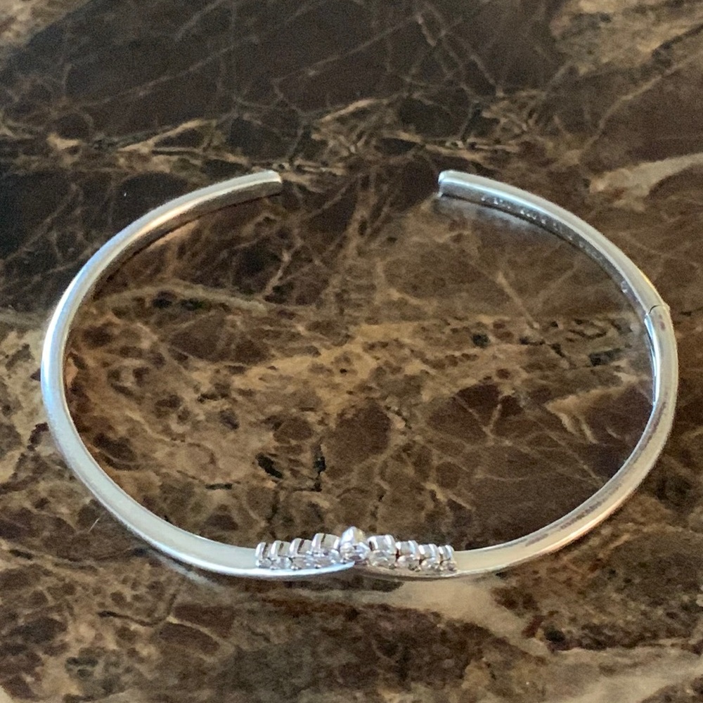 Authentic Pandora Tiara Wishbone Open Bangle Bracelet S925 ALE